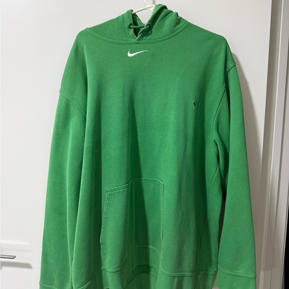 Nike Center Swoosh Kelly Green Oversized Hoodie